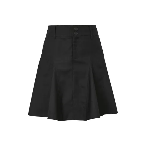 VIZAVIZA 블랙 여성 캐주얼 숏 스커트