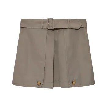 MOSCHINO Belted Mini Skirt