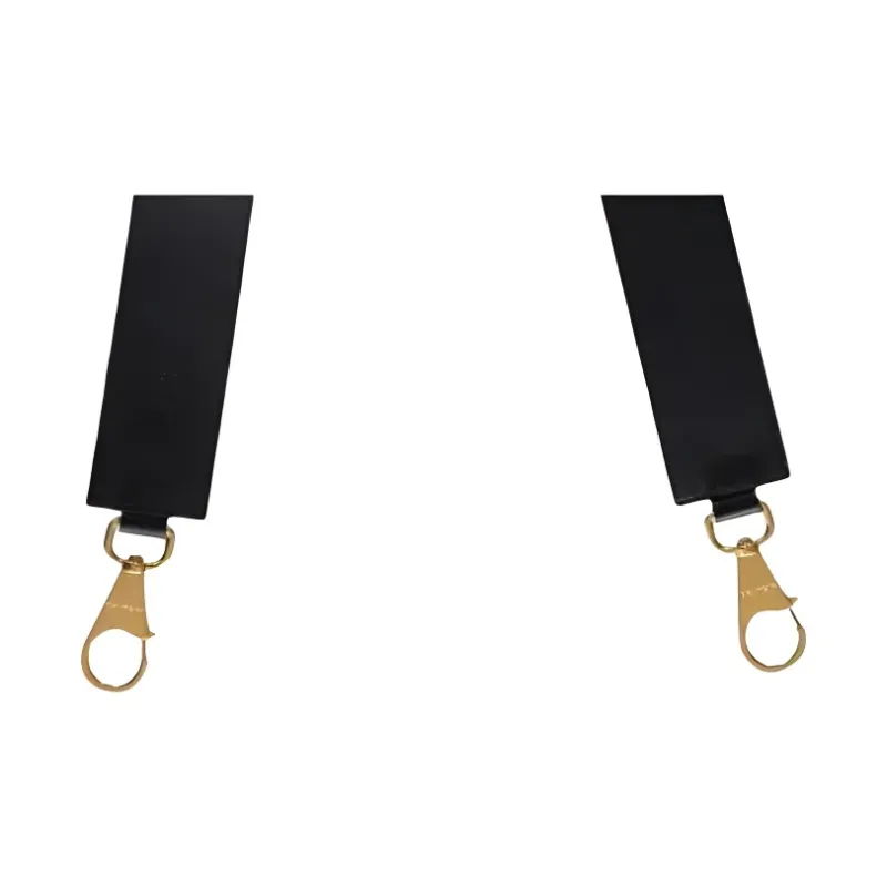 BALMAIN Chain link Leather Shoulder Strap-4