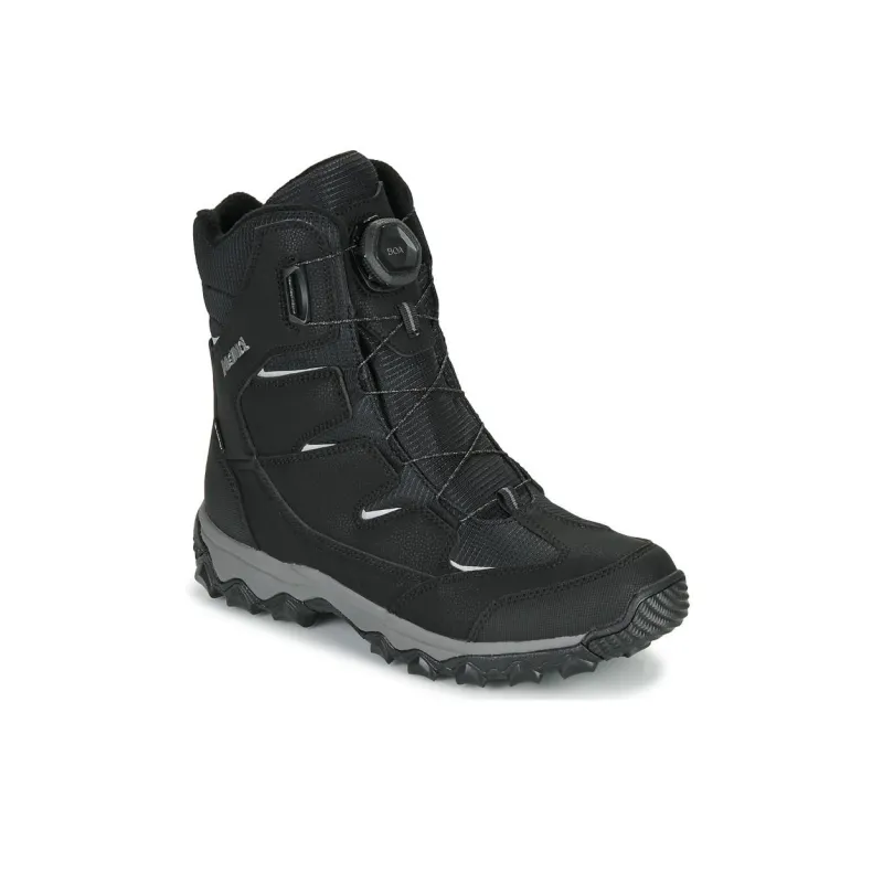 MEINDL Slip Resistant, Abrasion Resistant, Waterproof, And Breathable High Top Hiking Shoes Men's Black-3