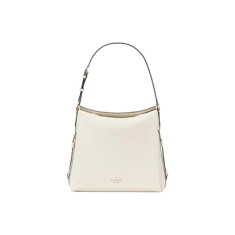 Kate Spade Dumpling Litchi Grain Cow Leather Shoulder Bag Tubas Women's Parchment Paper White-0