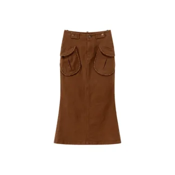 CHUU Casual Short Skirts Women's Coffee
