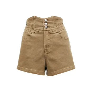ONLY Denim Shorts Women's E10 Elm Brown