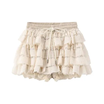 CUBIC Casual Short Skirts Women's Apricot