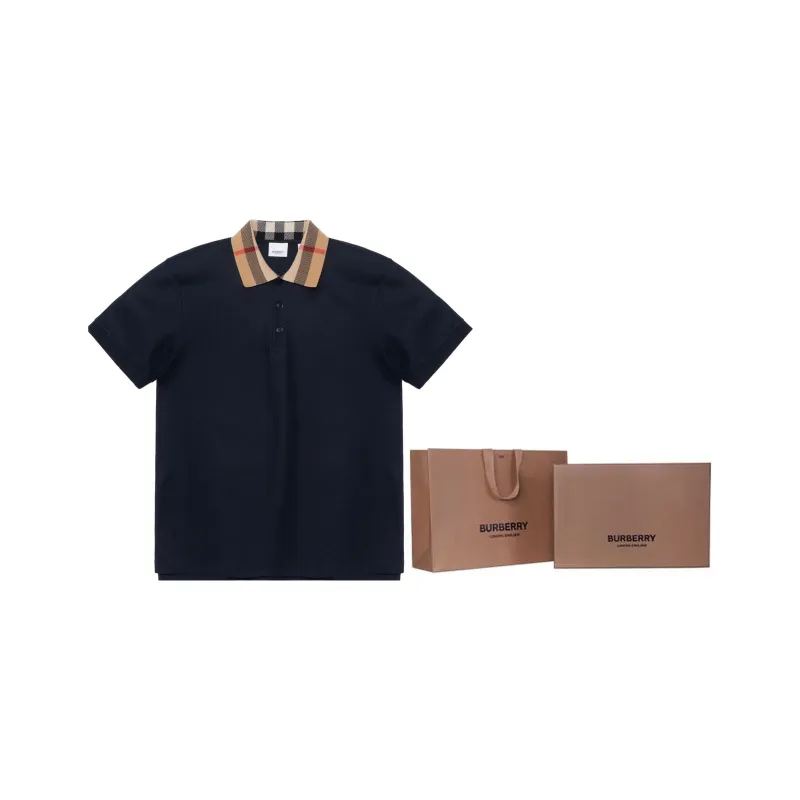 Burberry Short Sleeved Polo Shirt-6