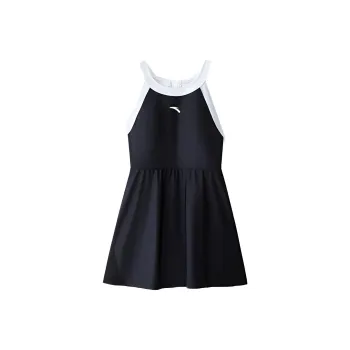 Anta Swim Dresses & Skirts Women's Basic Black/Pure White