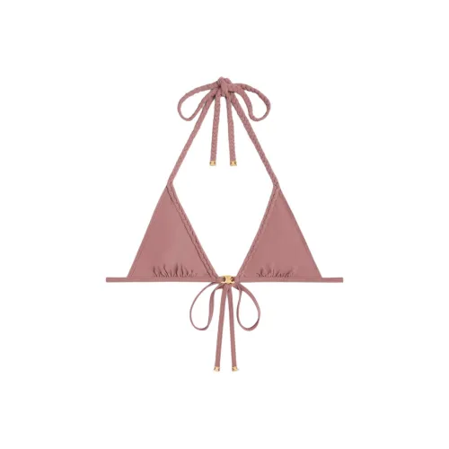 CELINE Triomphe Triangle Top In Matte Jersey