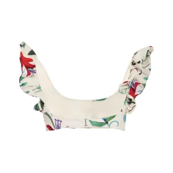 La DOUBLEJ. Ruffle Bikini Top Bikini Women's Multicolor