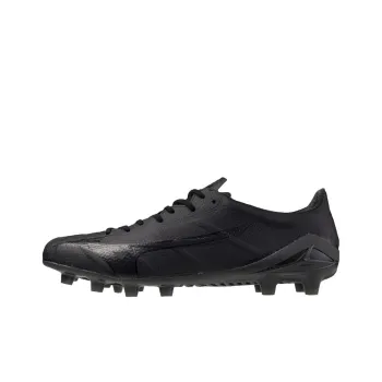 Mizuno Alpha 2 Anti Slip Wear Resistant Soccer Shoes Unisex Black