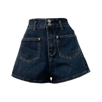 Concubine Zhu Denim Shorts Women's Vintage Blue