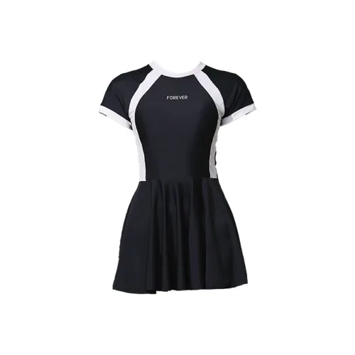 Hao Zhilang One Piece Swimsuits Women's Black