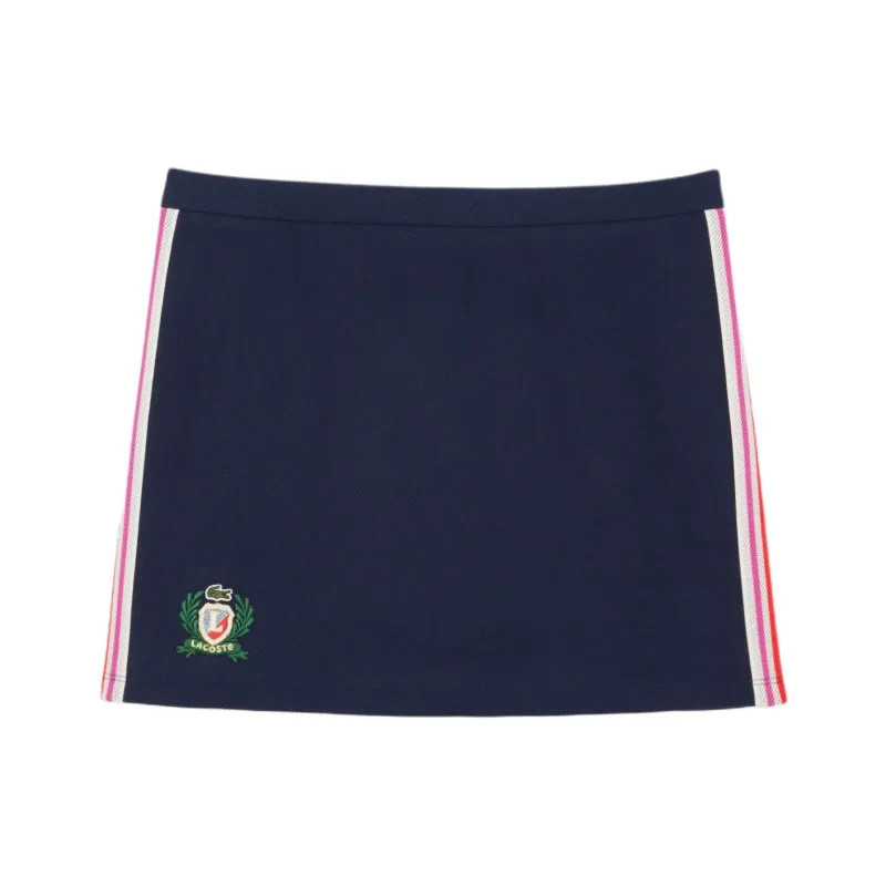 LACOSTE Textured Piqué Skirt-0