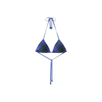 Burberry Checked Bikini Top