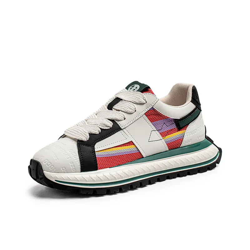 Yi Jiabao Anti Slip Wear Resistant Low Top Chunky Sneakers Men's-2