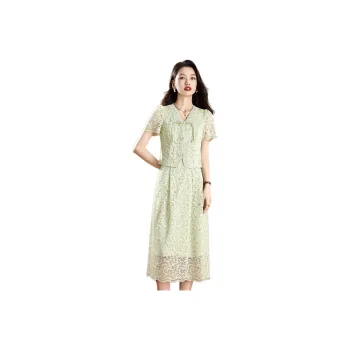 Mylan Two Piece Skirt Sets Women's Green