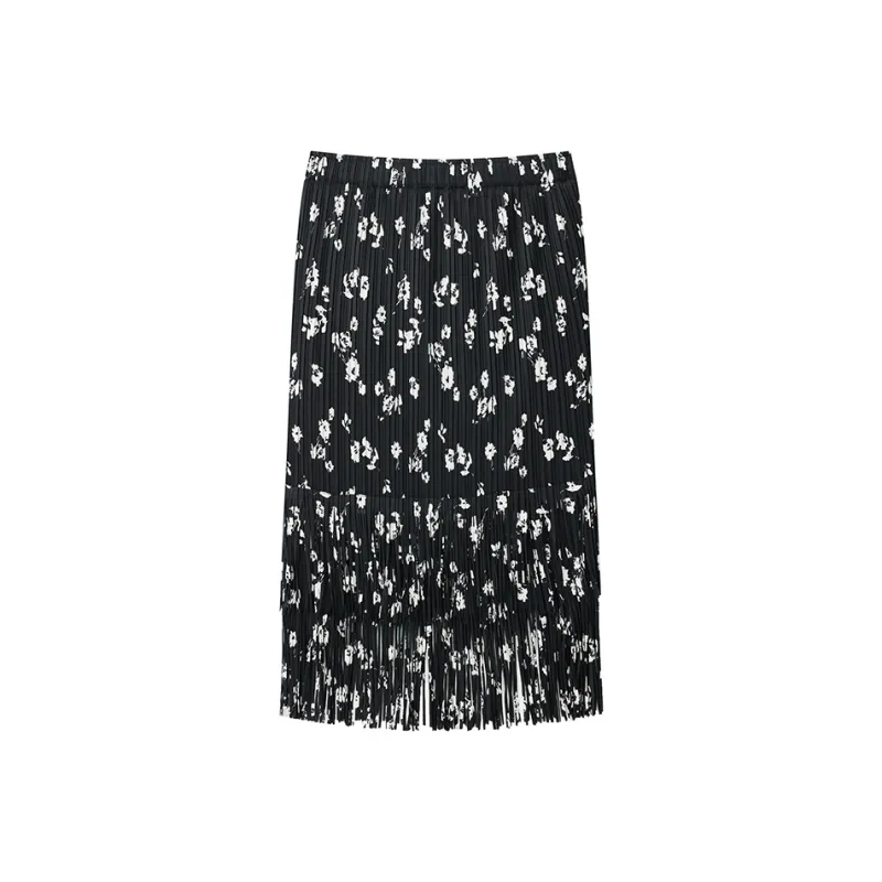 Yu Qianwen Casual Long Skirts Women's-0