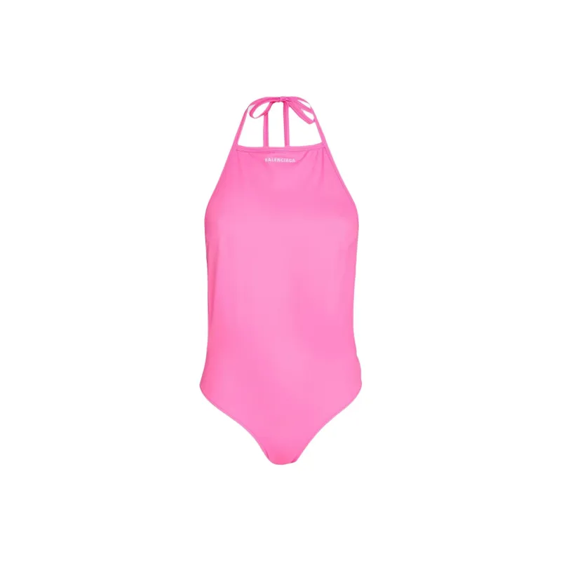 Balenciaga Strappy One Piece Swimsuit 'Fuchsia'-0