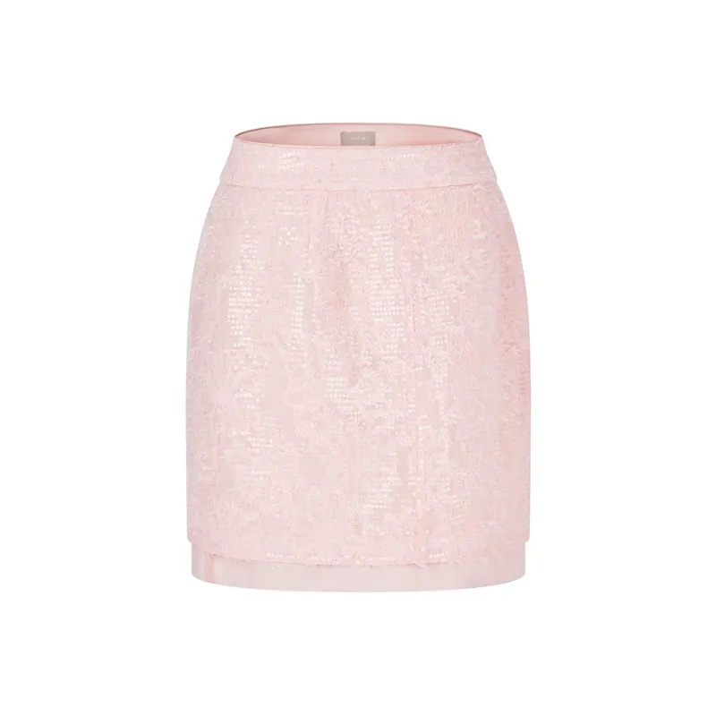 RARE Casual Short Skirts Women's Pink-0