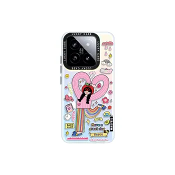 Marsfield Acrylic Material Laser Magnetic Case, Life Is Sweet Phone Cases Compatibility  Xiaomi 15/14/13 Pro
