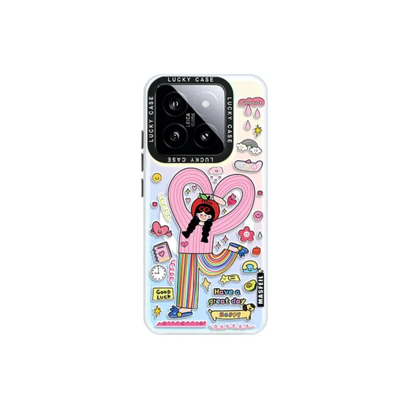 Marsfield Acrylic Material Laser Magnetic Case, Life Is Sweet Phone Cases Compatibility  Xiaomi 15/14/13 Pro-0