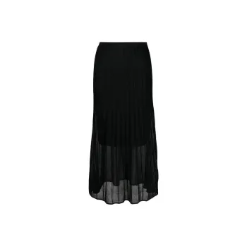 Calvin Klein Semi sheer Construction Pleated Skirt
