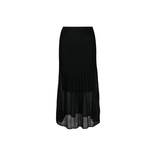 Calvin Klein Semi sheer Construction Pleated Skirt