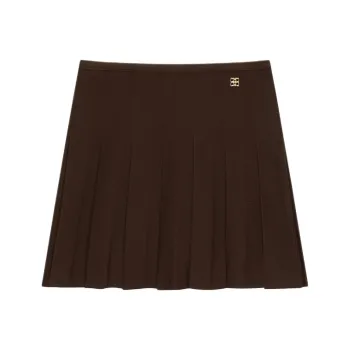 Givenchy 4G Plaque Mini Pleated Skirt