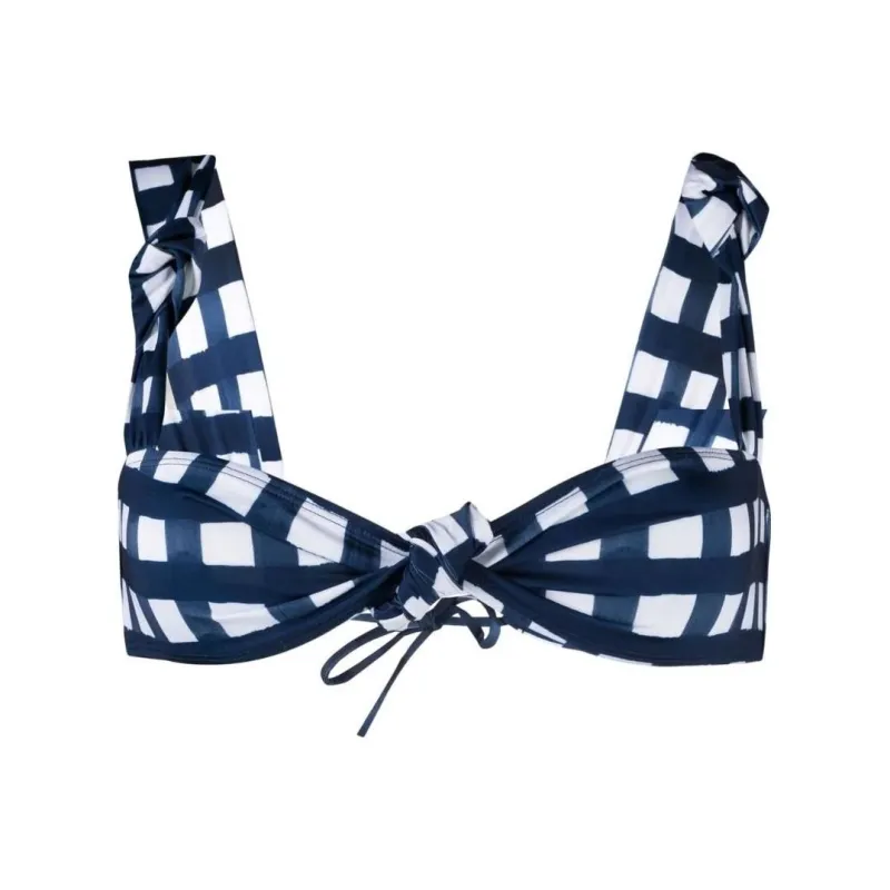 Jacquemus Le Haut Vichy 'Navy Checks'-0