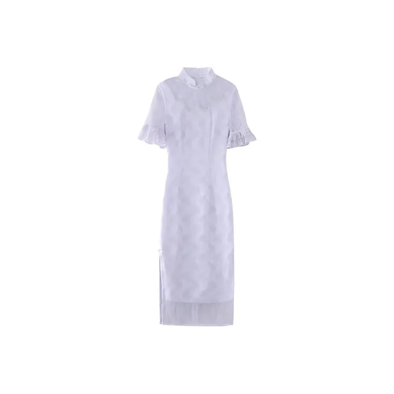 JINYE ORIENTAL Cheongsams Women's Wisteria Purple-0