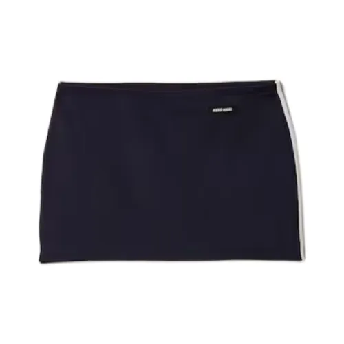 MIU MIU Casual Short Skirts Women's Marine Blue