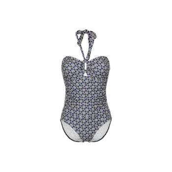 Zimmermann Wide link Halterneck Swimsuit
