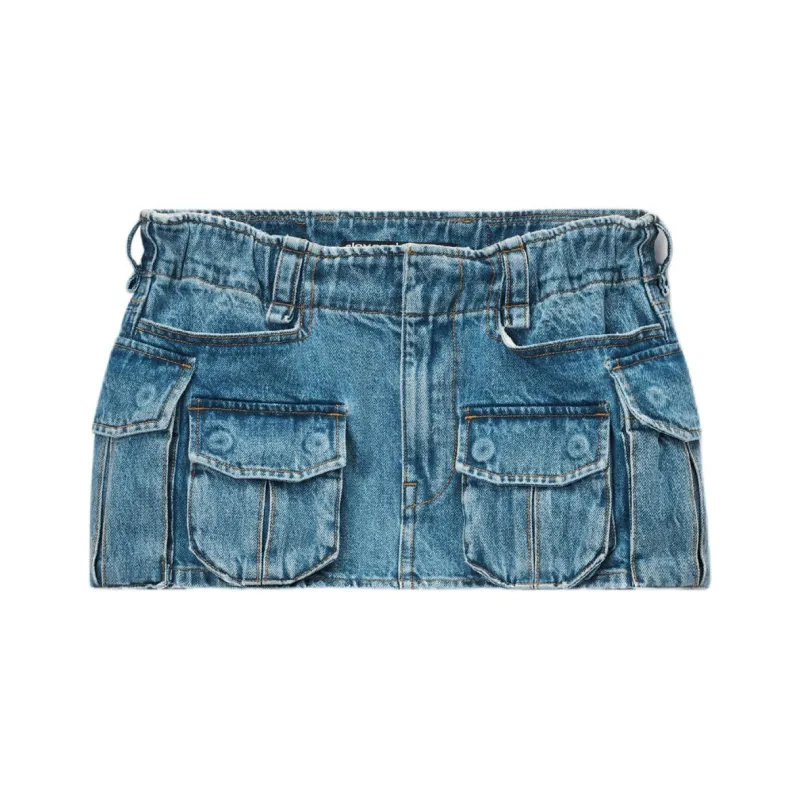 Alexander Wang Mid Rise Pocket Cargo Miniskirt-0