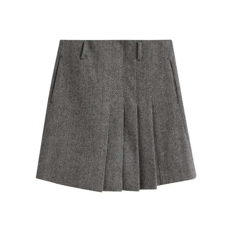 Inman Casual Short Skirts Women's Dark Gray-0