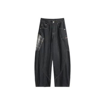 Lulifama Jeans Unisex Black