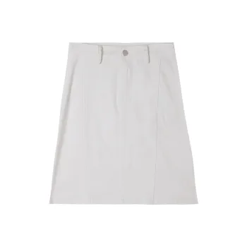 HIPPIEMISS Denim Short Skirts Women's White