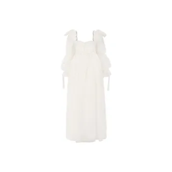 Selkie Collection x Strawberry SS24 Evening Dress Women's Ivory White