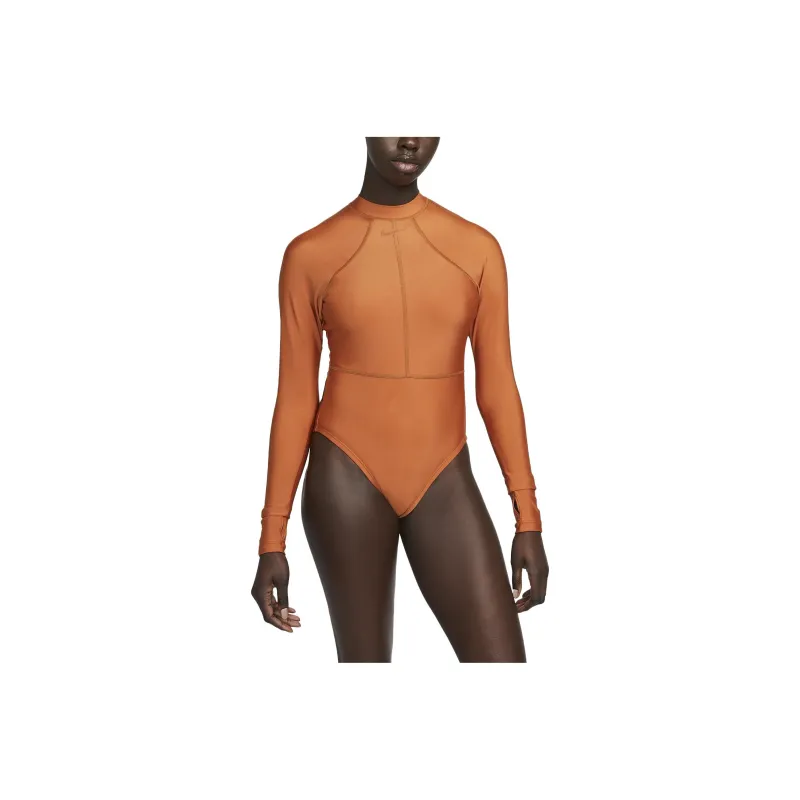Nike One-Piece Swimsuits Women's Orange-0