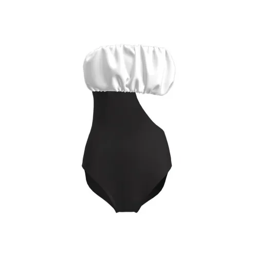 애틀랜틱 비치 옵시디언 블랙 여성 원피스 수영복
