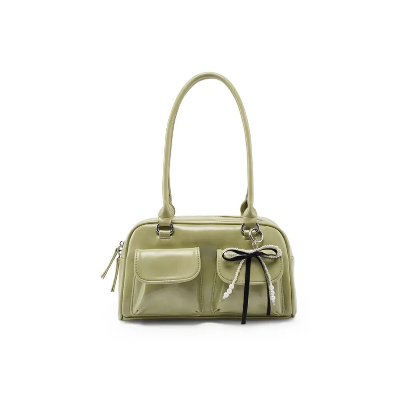 Old Man's Head Polyurethane Synthetic Leather Shoulder Bag Women's Multicolor-5