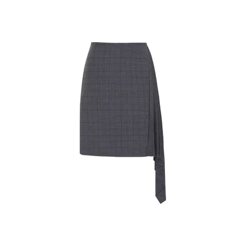 AS DALIO Casual Short Skirts Women's Dark Gray