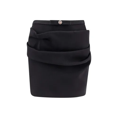 VERSACE Bow Detailed Draped Skirt
