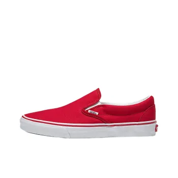 Vans Customs Low Top Skateboard Shoes Unisex Red
