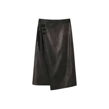 SHUXI Casual Long Skirt Women's Traditional Style Kraken Gold