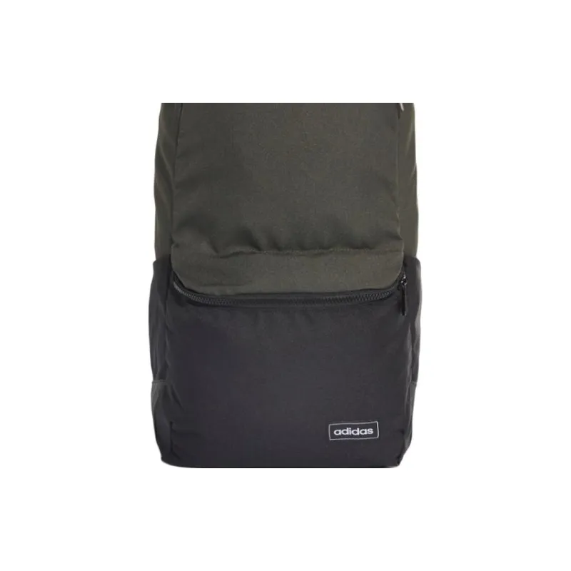 Adidas Polyester Backpack Unisex Black & Yellow Brown-3