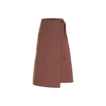 Arcteryx Veilance Collection Casual Long Skirts Women's Brown/BROWN