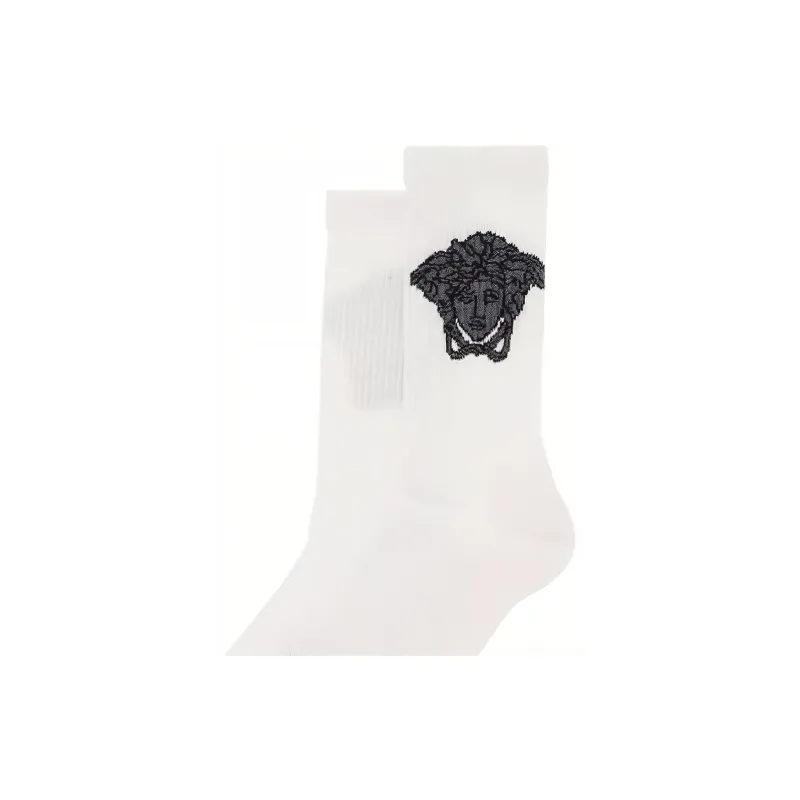 VERSACE Medusa Socks 'White'-1