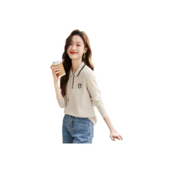 Mo Han Yi Mei T Shirt Women's Apricot