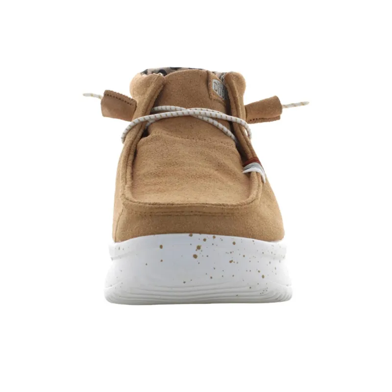 Heydude WENDY PEAK HI SUEDE Mid Top Casual Shoes Women's Brown-5