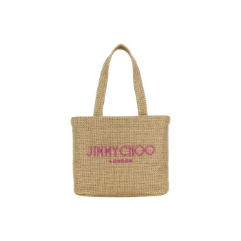 Jimmy Choo Logo embroidered Shoulder Bag