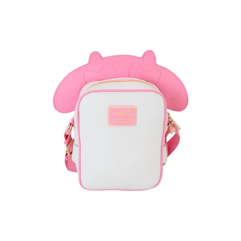 Sanrio Loungefly Pumpkin Polyurethane Shoulder Bag Women's Pink & Orange-5